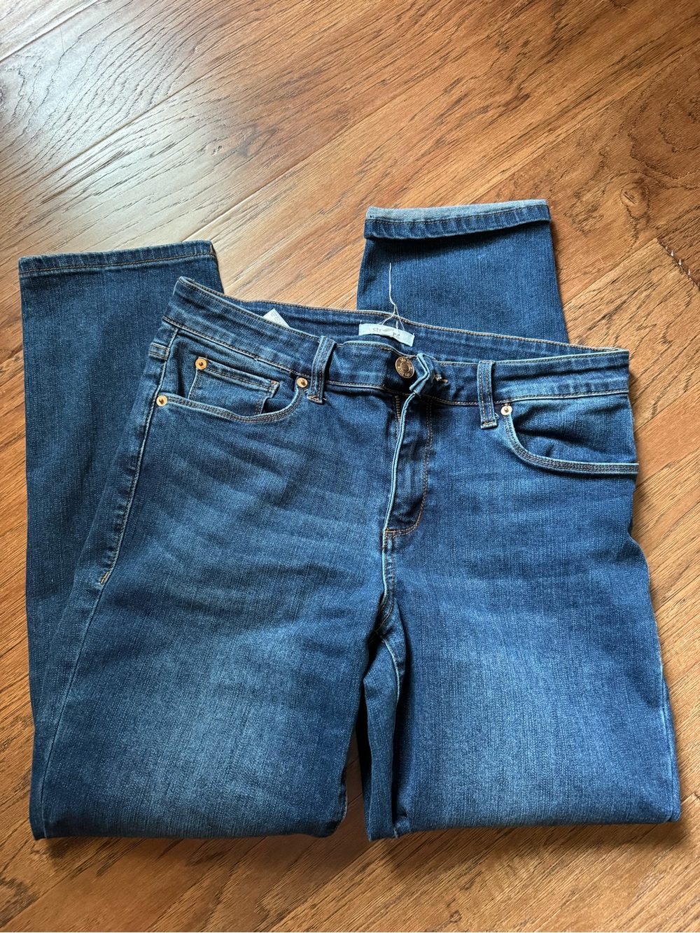 STS Blue Straight Leg Women's Jeans - Dark Blue Denim